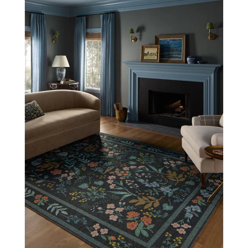 Loloi X Rifle Paper Co. Rpc Wildwood 2\'-6\" X 7\'-6\" Rug