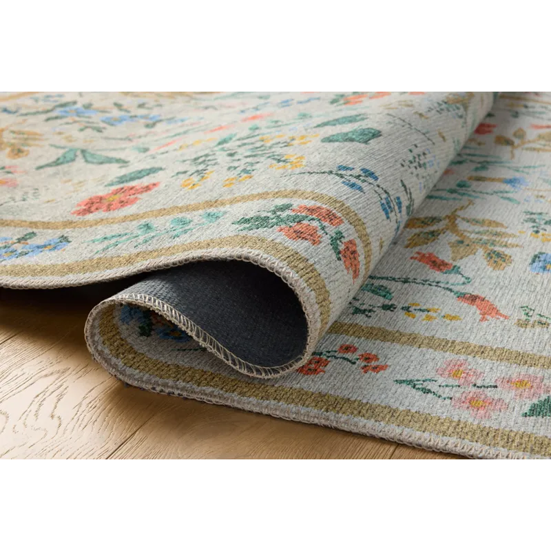 Loloi X Rifle Paper Co. Rpc Wildwood 5\'-0\" X 5\'-0\" Round Rug