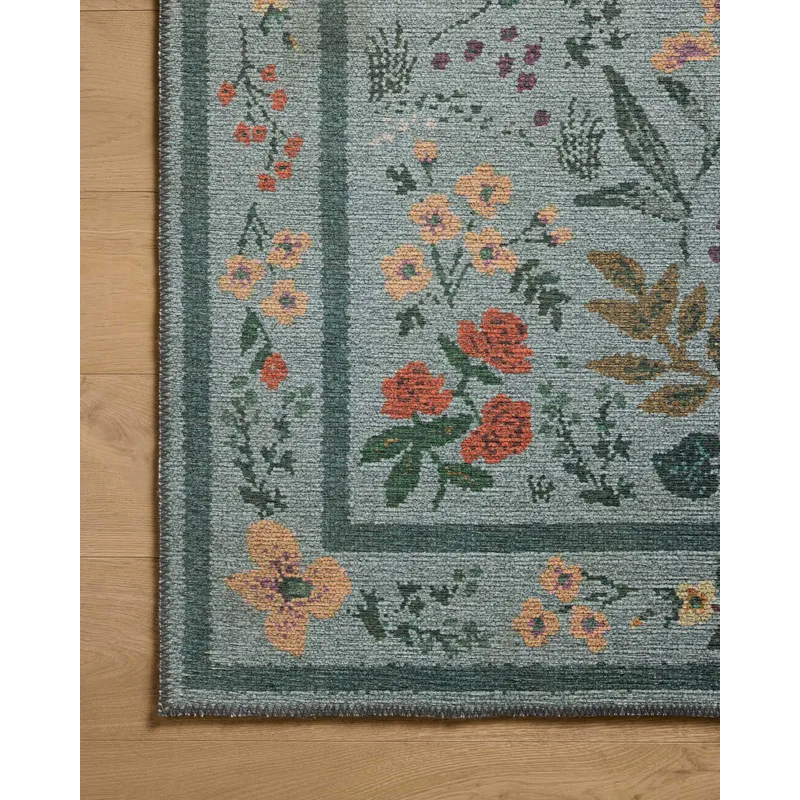Loloi X Rifle Paper Co. Rpc Wildwood 5\'-0\" X 5\'-0\" Round Rug