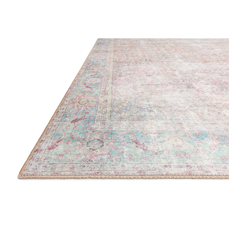 Wynter Red / Teal Rug (2' 6" X 7' 6")