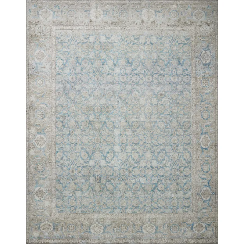 Wynter Ocean / Silver Rug (2' 6" X 12' 0")