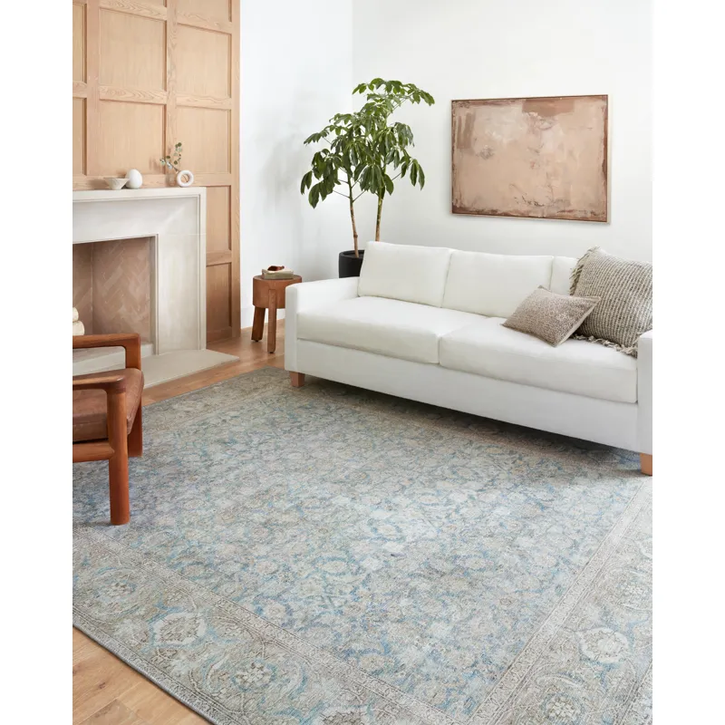 Wynter Ocean / Silver Rug (2' 6" X 12' 0")