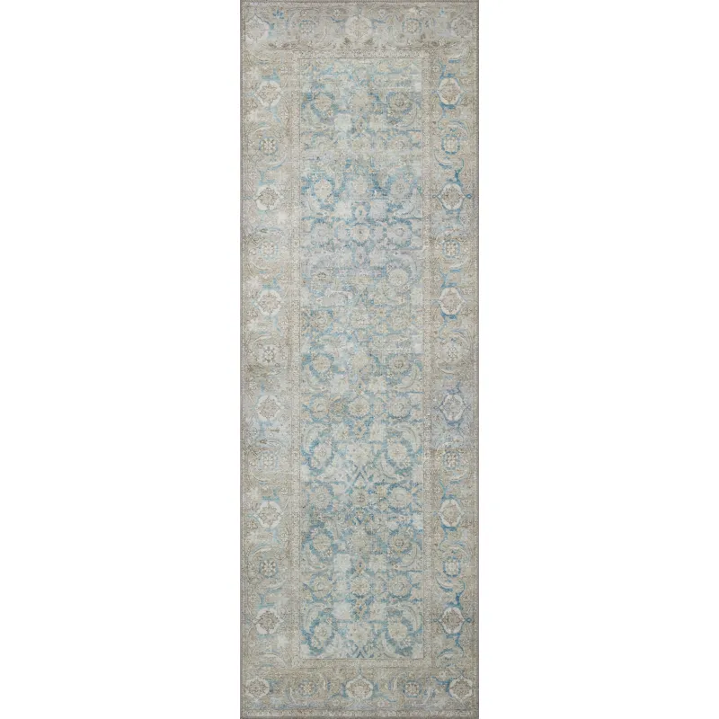 Wynter Ocean / Silver Rug (2' 6" X 12' 0")