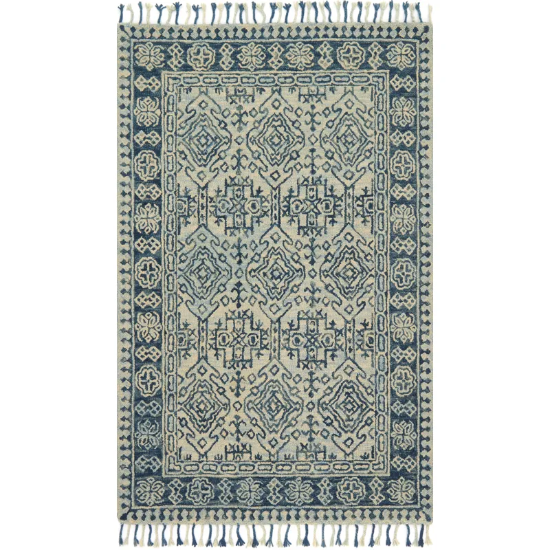 Zharah Mist / Blue Rug (7' 9" X 9' 9")