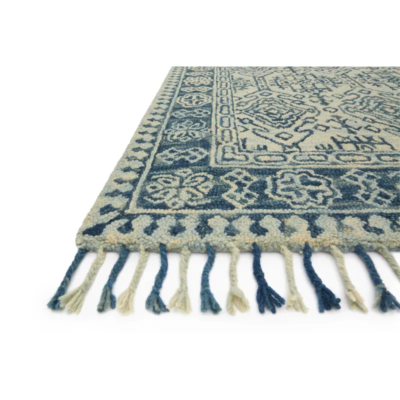 Zharah Mist / Blue Rug (7' 9" X 9' 9")