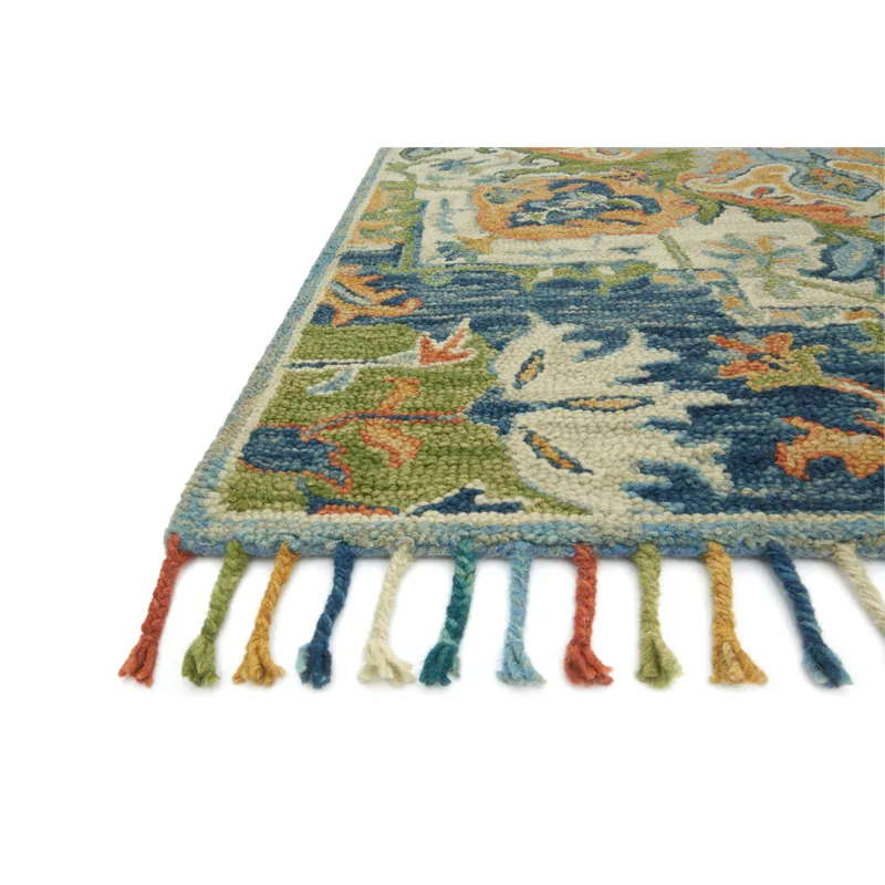 Zharah Blue / Multi Rug (9' 3" X 13')