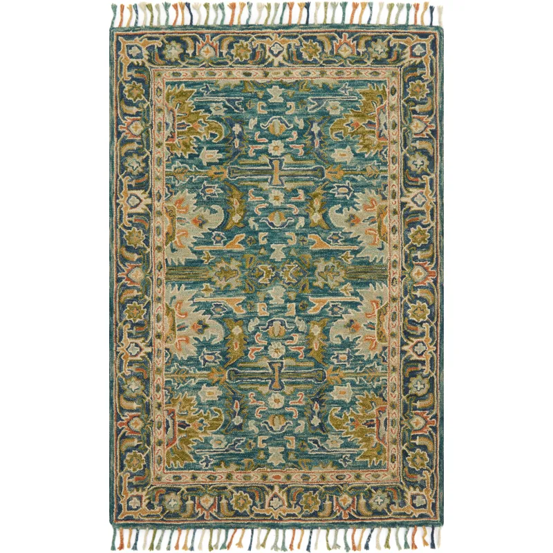 Zharah Blue / Navy Rug (9' 3" X 13')