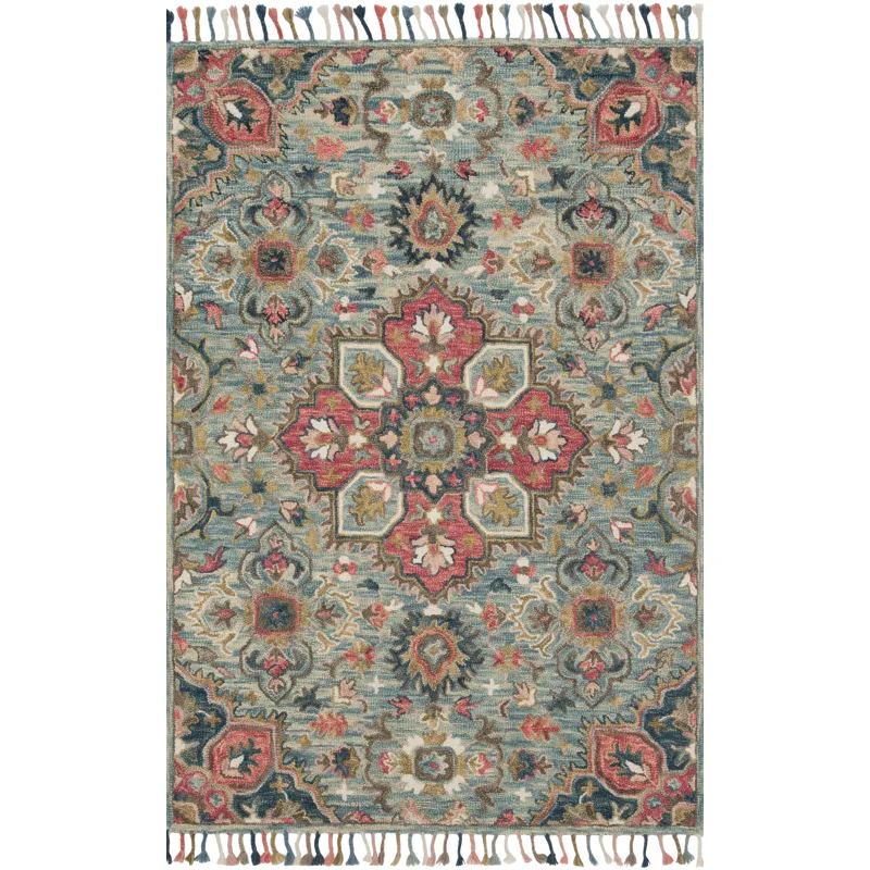 Zharah Light Blue / Multi Rug (2' 6" X 7' 6")