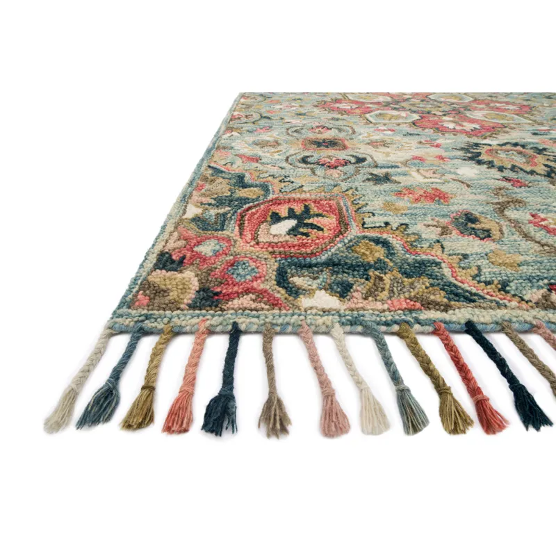 Zharah Light Blue / Multi Rug (2' 6" X 7' 6")