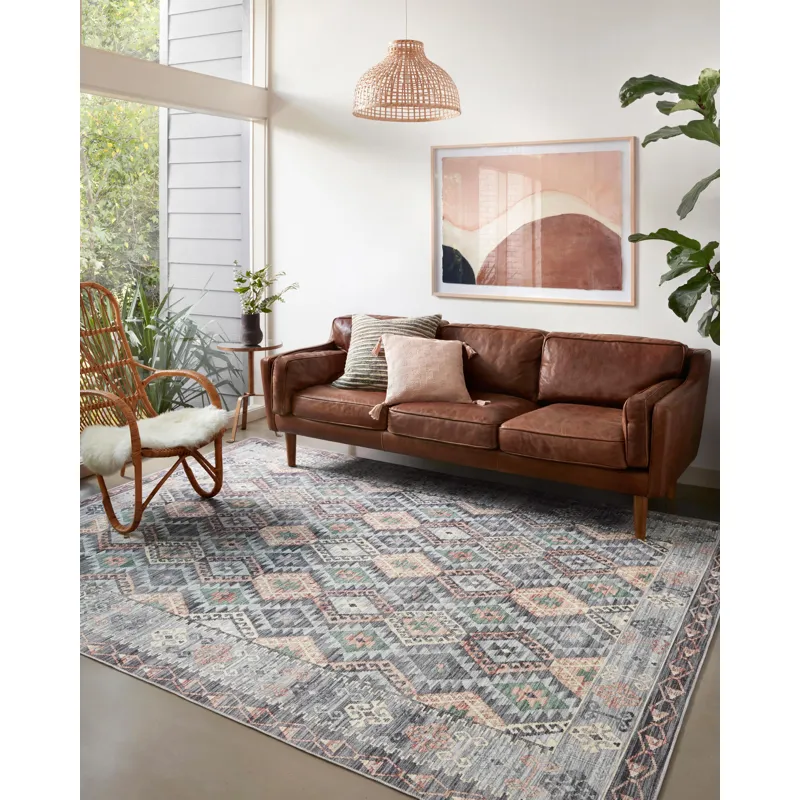 Zion Grey / Multi Rug (2' 3" X 3' 9")