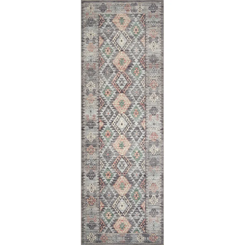 Zion Grey / Multi Rug (2' 3" X 3' 9")