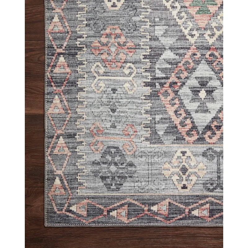 Zion Grey / Multi Rug (2' 3" X 3' 9")