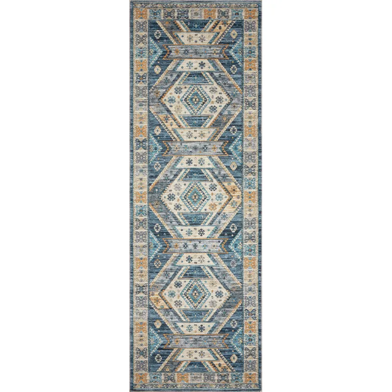 Zion Ocean / Gold Rug (5' 0" X 7' 6")