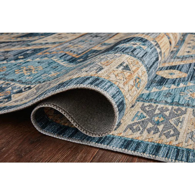 Zion Ocean / Gold Rug (5' 0" X 7' 6")