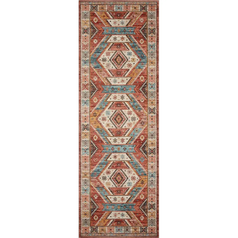 Zion Red / Multi Rug (7' 6" X 9' 6")