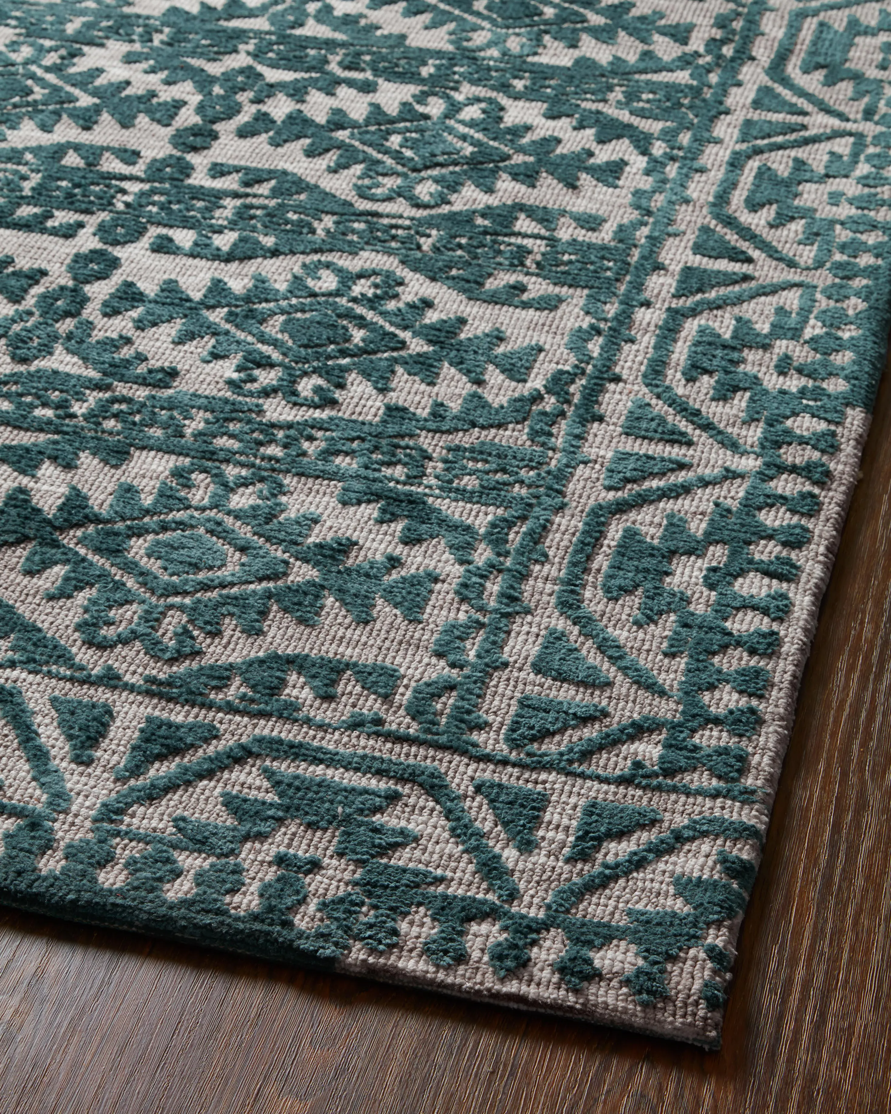 Unavailable: Justina Blakeney Yeshaia Teal / Dove Rug (7' 9