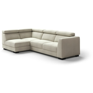 Halti LHF Loveseat + RHF Chaise Sleeper - Atlantic 02 - 402/6 Walnut