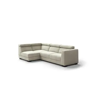 Halti LHF Loveseat + RHF Chaise Sleeper - Atlantic 02 - 402/6 Walnut