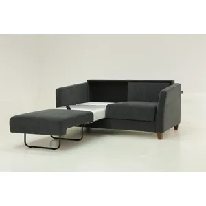 Monika Full XL Size Loveseat Sleeper Oliver 515 / 234/9 Chrome