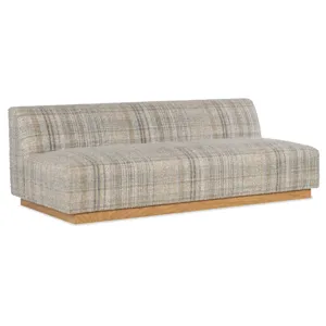 Myrtle 80in Armless Sofa - Fabric