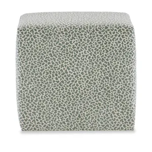 Avah 18in Cube Ottoman - Fabric