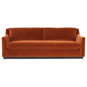 Jasmine Slope Arm Bench Seat Sofa - Fabric