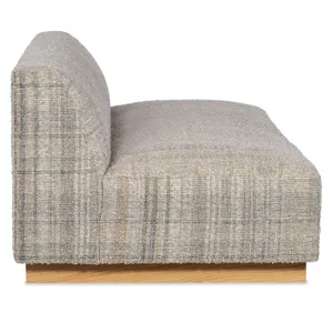 Myrtle 80in Armless Sofa - Fabric