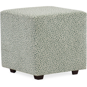Avah 18in Cube Ottoman - Fabric