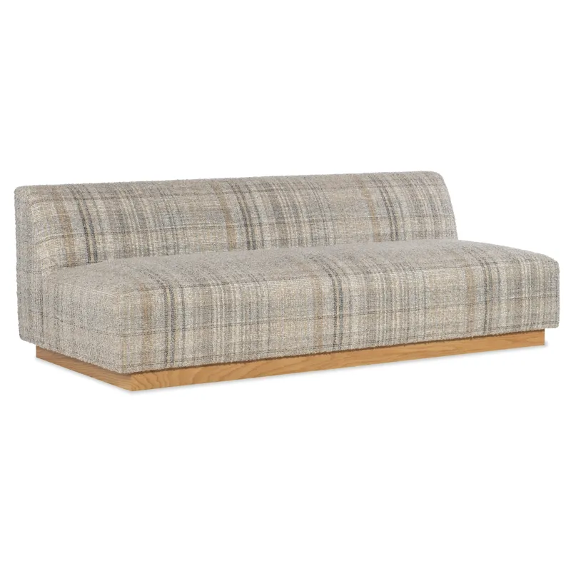 Myrtle 80in Armless Sofa - Fabric