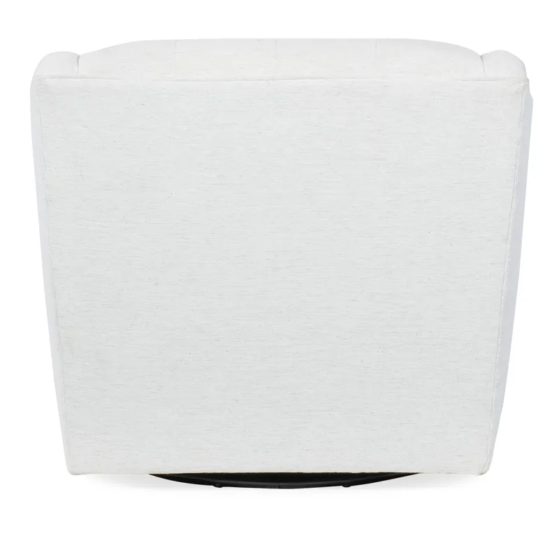 Elio Tufted Swivel Chair - Fabric