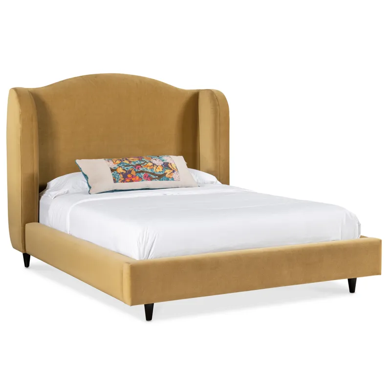 Ariel Tall Camelback Queen Bed