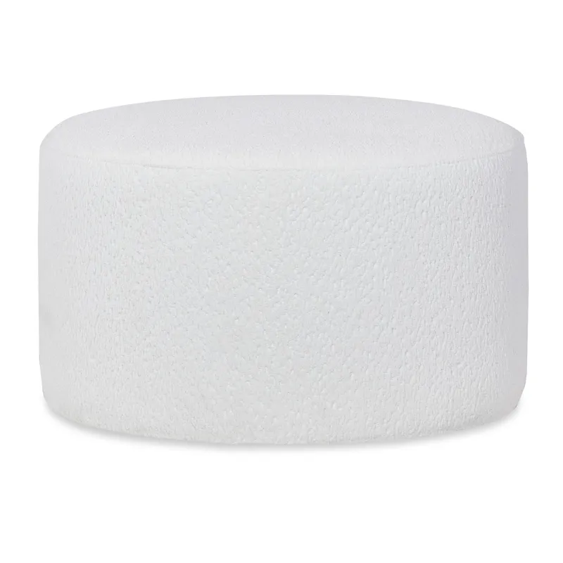 Luna 24in Round Ottoman - Fabric