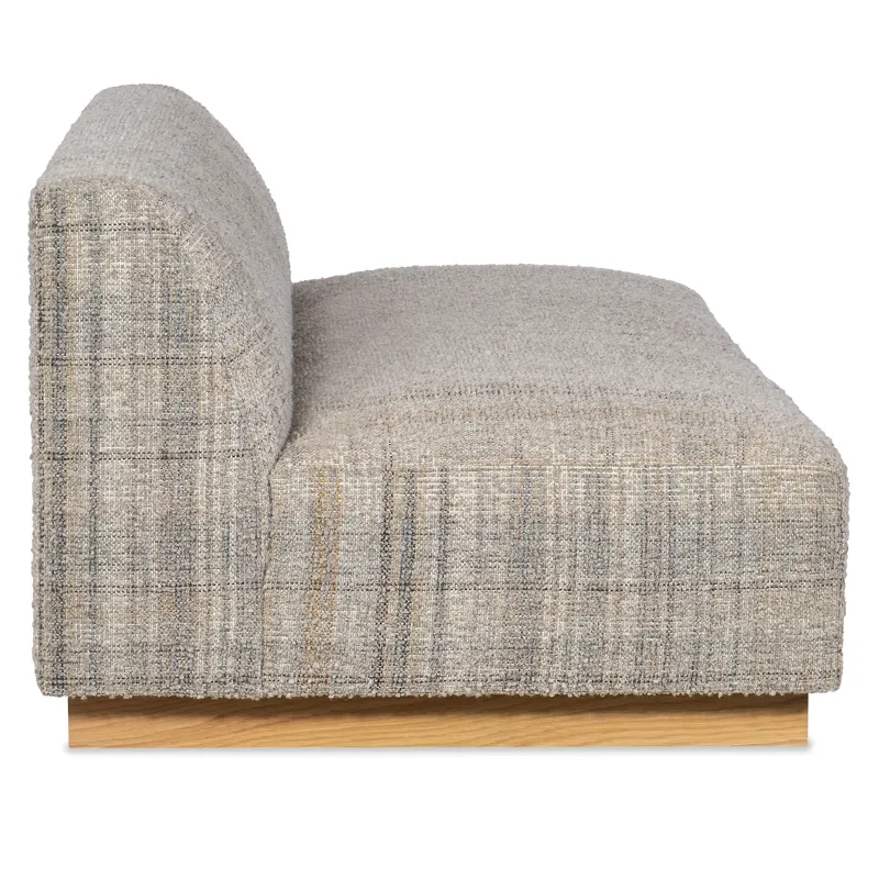 Myrtle 80in Armless Sofa - Fabric