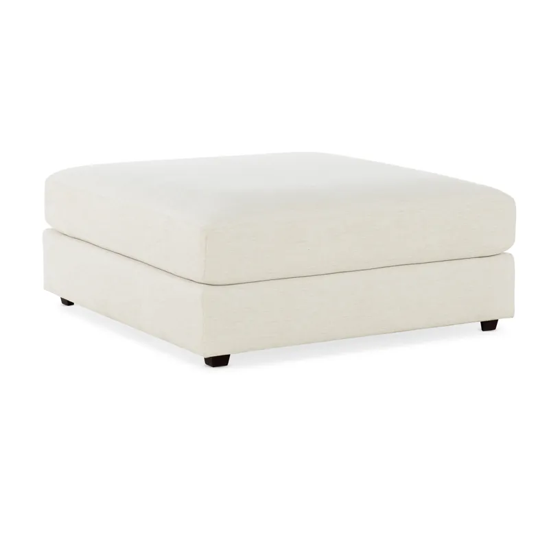 Lennon 41in Square Ottoman - Fabric