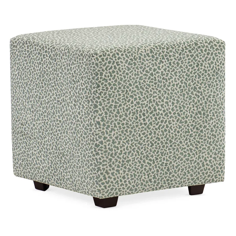 Avah 18in Cube Ottoman - Fabric