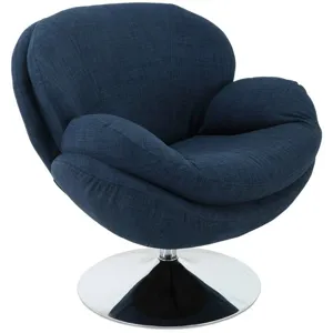 Mac Motion Chairs&trade; Comfort Chair Scoop Denim Swivel Leisure Chair