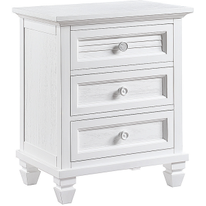 Seawatch 3 Nightstand - White
