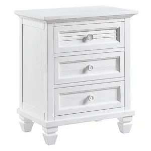 Seawatch 3 Nightstand - White