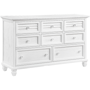 Seawatch 8 Drawer Dresser - White