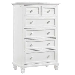 Seawatch 5 Drawer Chest - White