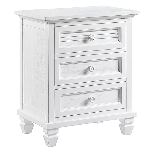 Seawatch 3 Nightstand - White