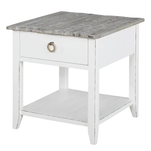 End Table 1 Drawer AW Boardwalk Top