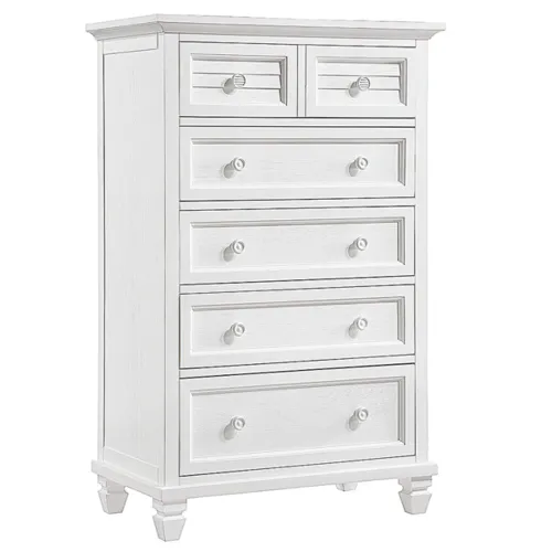 Seawatch 5 Drawer Chest - White