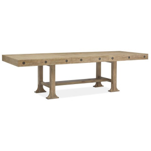 Lynnfield Wood Trestle Dining Table Top