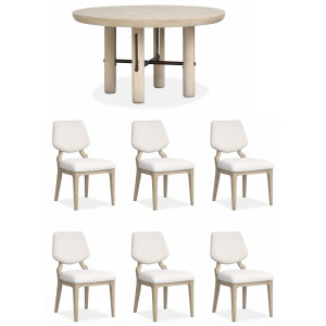 Sunset Cove - Brown 7 PC Dining Set