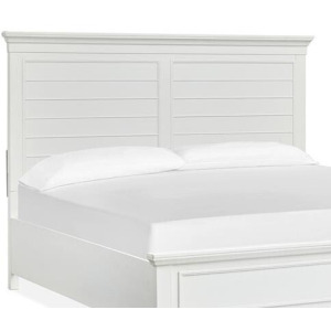 Charleston Queen Panel Bed Headboard - White