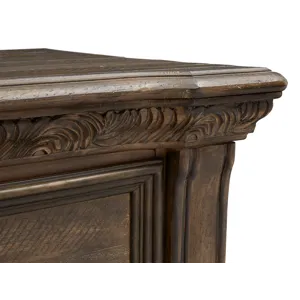 Durango Willadeene Brown Drawer Dresser With Shaped Mirror