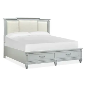 Glenbrook Queen Panel Bed Storage Footboard