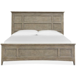 Paxton Place Wood Queen/King Panel Bed Regular Rails