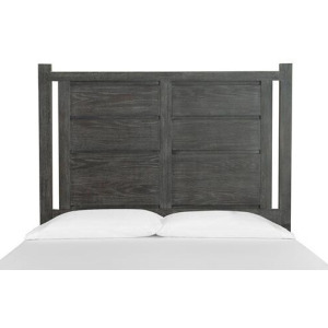 Plum Creek - Black Queen Panel Bed Headboard